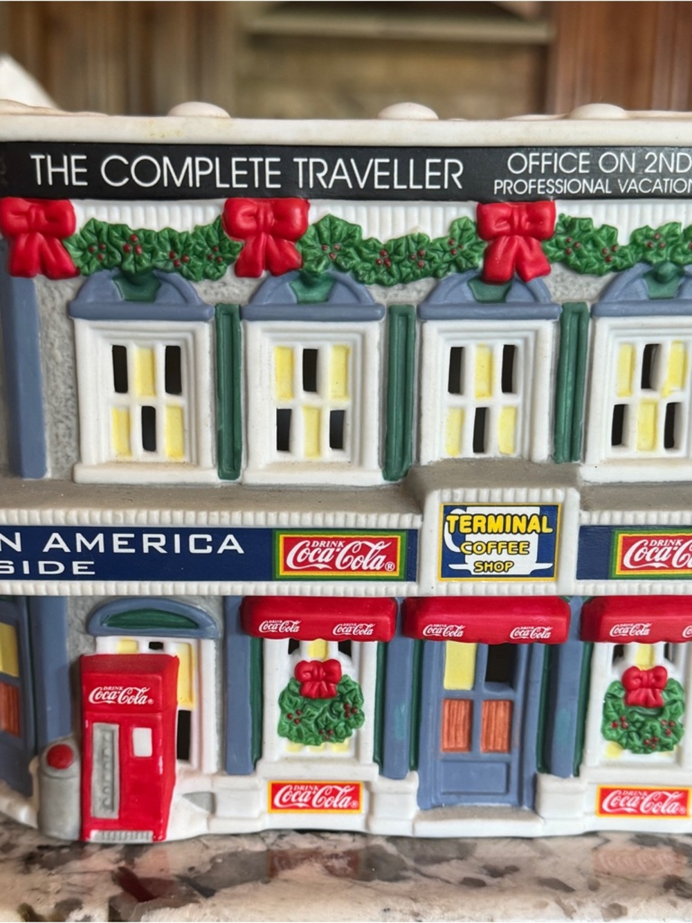 Coca Cola Holiday Bus Depot Decorative Building